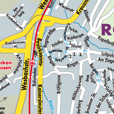 Stadtplan Rockenhausen