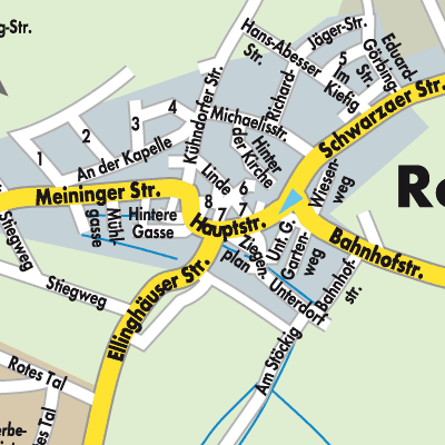 Stadtplan Rohr