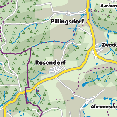 Übersichtsplan Rosendorf