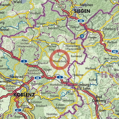 Landkarte Rothenbach