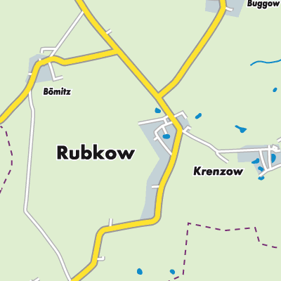 Übersichtsplan Rubkow