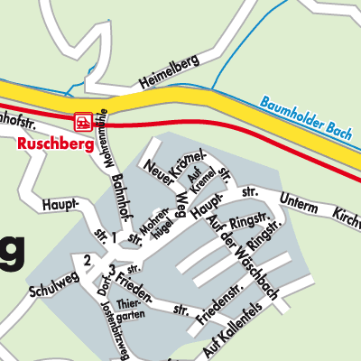 Stadtplan Ruschberg