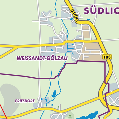 Übersichtsplan Südliches Anhalt