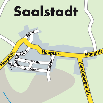 Stadtplan Saalstadt