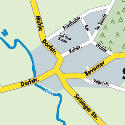 Stadtplan Sandbostel