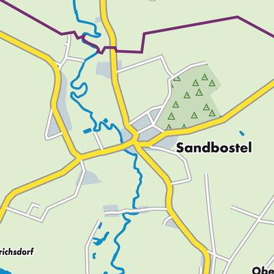 Übersichtsplan Sandbostel