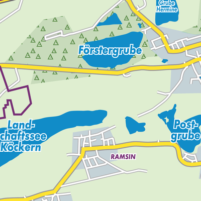 Übersichtsplan Sandersdorf-Brehna