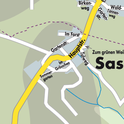 Stadtplan Sassen