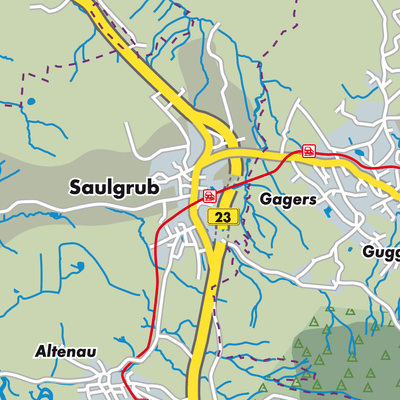 Übersichtsplan Saulgrub
