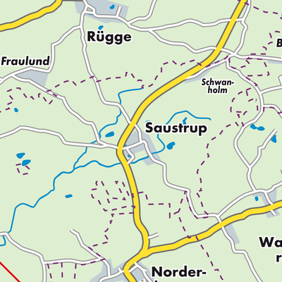 Übersichtsplan Saustrup