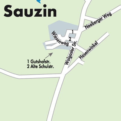 Stadtplan Sauzin