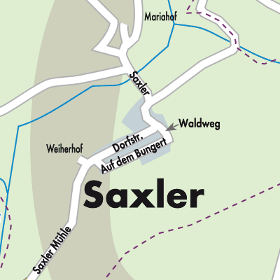 Stadtplan Saxler