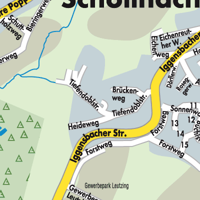 Stadtplan Schöllnach