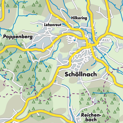 Übersichtsplan Schöllnach