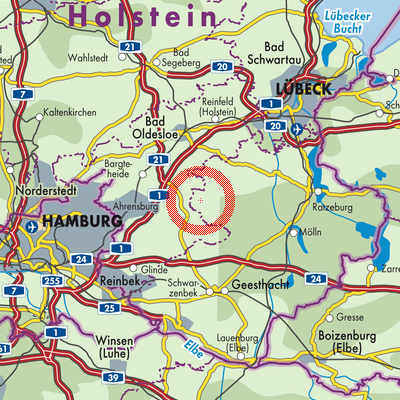 Landkarte Schönberg