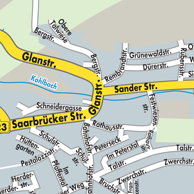 Stadtplan Schönenberg-Kübelberg