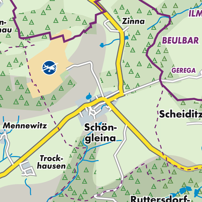 Übersichtsplan Schöngleina