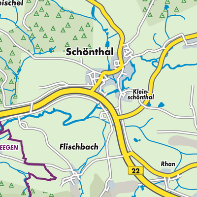 Übersichtsplan Schönthal