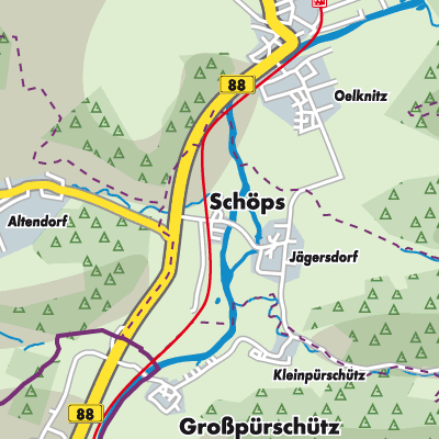 Übersichtsplan Schöps