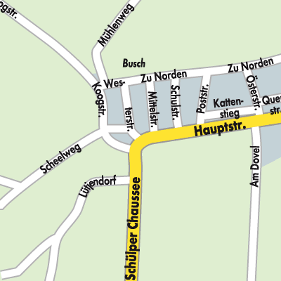 Stadtplan Schülp