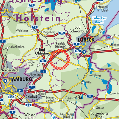 Landkarte Schürensöhlen