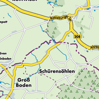 Übersichtsplan Schürensöhlen