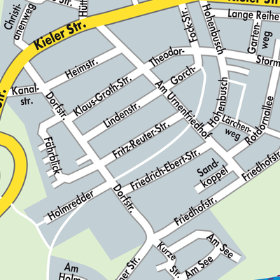 Stadtplan Schacht-Audorf