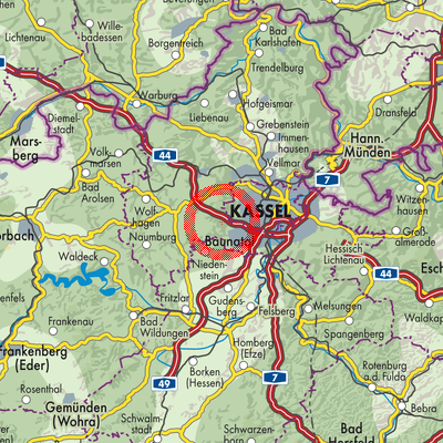 Landkarte Schauenburg