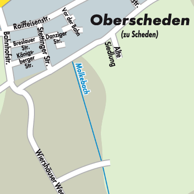 Stadtplan Scheden