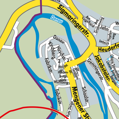 Stadtplan Scheer