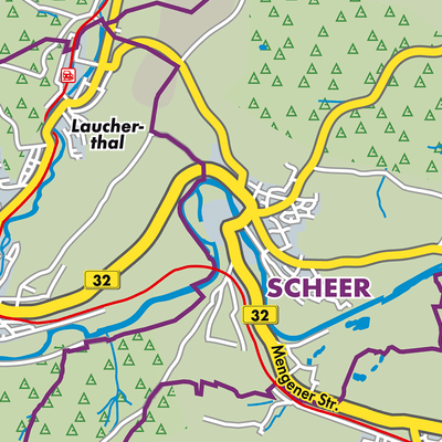 Übersichtsplan Scheer