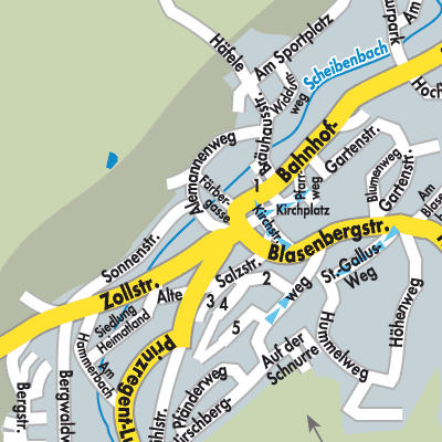 Stadtplan Scheidegg