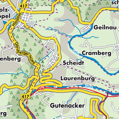 Übersichtsplan Scheidt