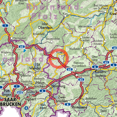 Landkarte Schellweiler