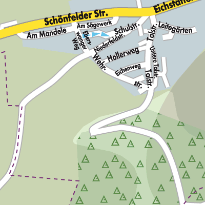 Stadtplan Schernfeld