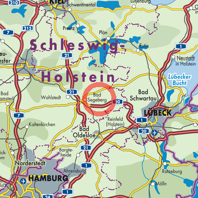 Landkarte Schieren