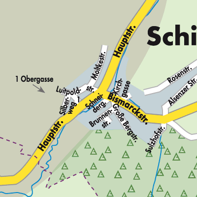 Stadtplan Schiersfeld