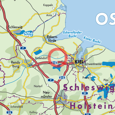 Landkarte Schinkel