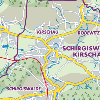 Übersichtsplan Schirgiswalde-Kirschau