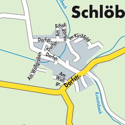 Stadtplan Schlöben