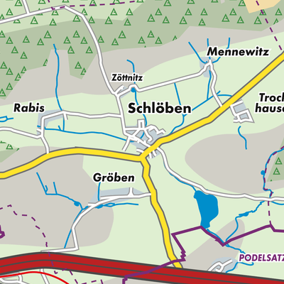 Übersichtsplan Schlöben