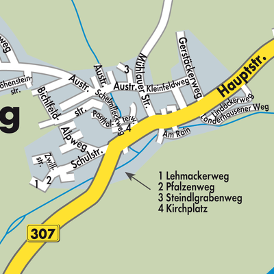 Stadtplan Schleching