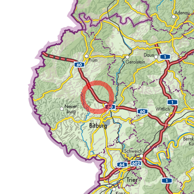 Landkarte Schleid
