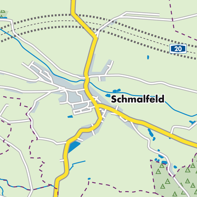 Übersichtsplan Schmalfeld