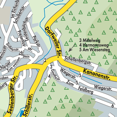 Stadtplan Schmitten im Taunus