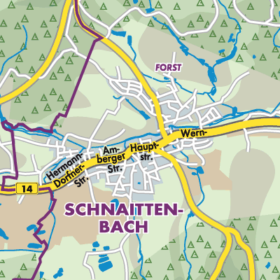 Übersichtsplan Schnaittenbach