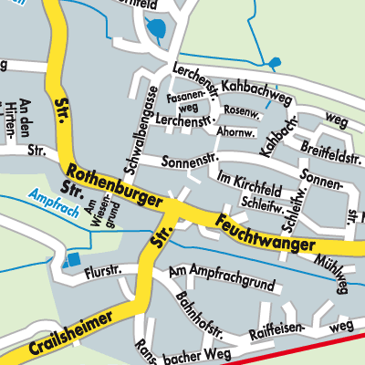 Stadtplan Schnelldorf