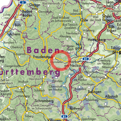 Landkarte Schopfloch