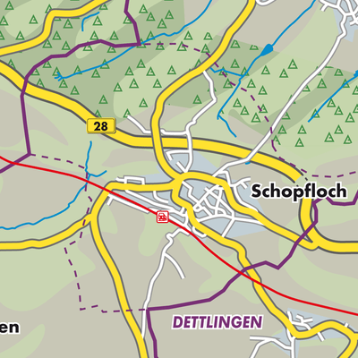 Übersichtsplan Schopfloch
