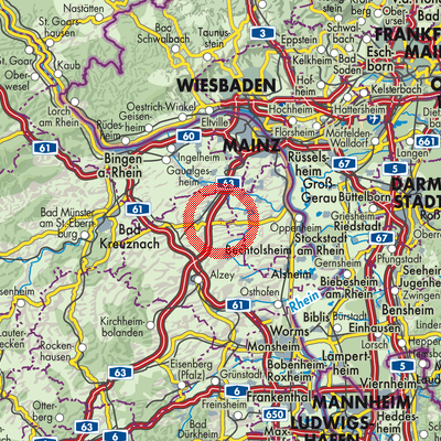 Landkarte Schornsheim